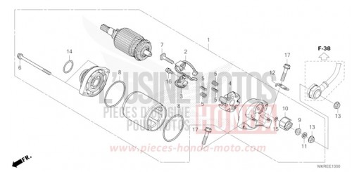 STARTER MOTOR CBR1000SPR de 2024